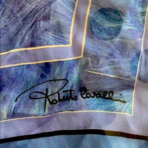 Roberto Cavalli 100% silk scarves